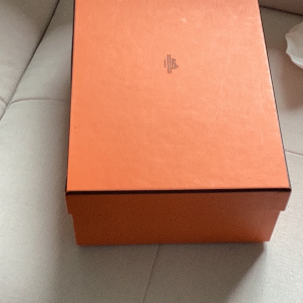 Hermes Paris Orange Shoe Box 12x8x4